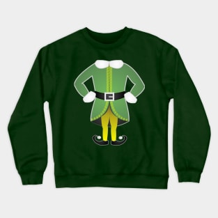 1980s funny matching family christmas santa helper elf costume Crewneck Sweatshirt